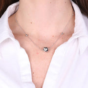 Collana in Argento 925 con sfera liscia
