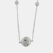 Collana in Argento 925 con sfera liscia