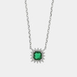 Collana in Argento 925 con zircone verde BYSIMON - gioiello BySimon