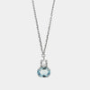Collana in Argento 925 con cristallo acqua