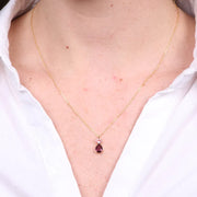 Collana in Argento 925 con cristalli ametista