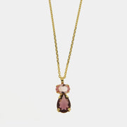 Collana in Argento 925 con cristalli ametista