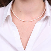 Collana in Argento 925 con perle