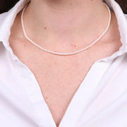 Collana in Argento 925 con perle