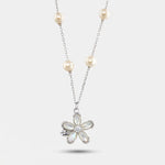 Collana in Argento 925 fiore - BYSIMON gioielli