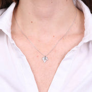 Collana in Argento 925 con foglia