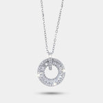 Collana in Argento 925 con cerchio zirconato - BYSIMON gioielli