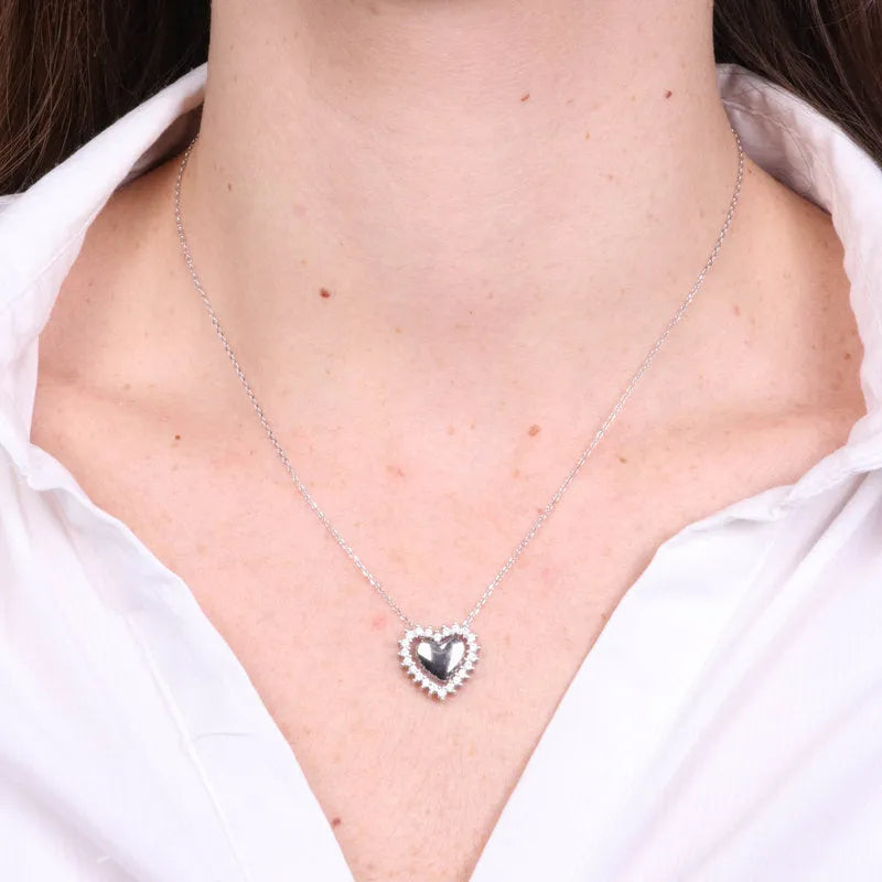 Collana in Argento 925 con cuore - BYSIMON gioielli