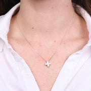 Collana in Argento 925 con croce zirconata