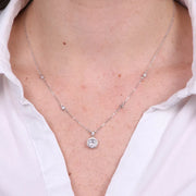 Collana in Argento 925 con punto luce