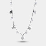 Collana in Argento 925 quadrifogli pendenti - BYSIMON gioielli