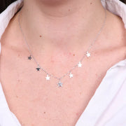 Collana in Argento 925 stelle pendenti