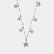 Collana in Argento 925 stelle pendenti