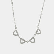 Collana in Argento 925 cuori