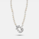 Collana in Argento 925 con perle e zirconi - BYSIMON gioielli