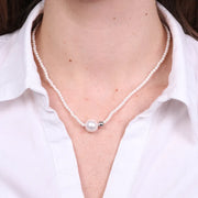 Collana in Argento 925 con perle