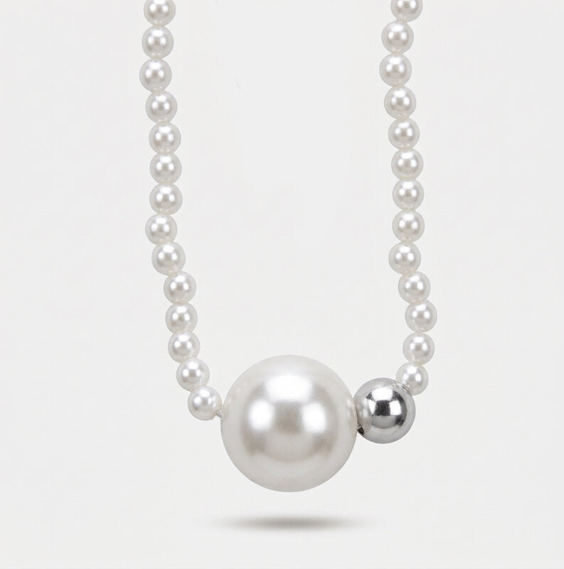 Collana in Argento 925 con perle - BYSIMON gioielli
