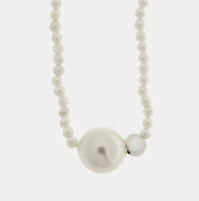Collana in Argento 925 con perle