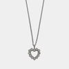 Collana in Argento 925  con cuore impreziosito da cristalli