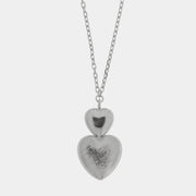 Collana in Argento 925 con cuori graffiati