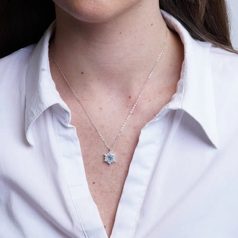 Collana in Argento 925 fiore - BYSIMON gioielli