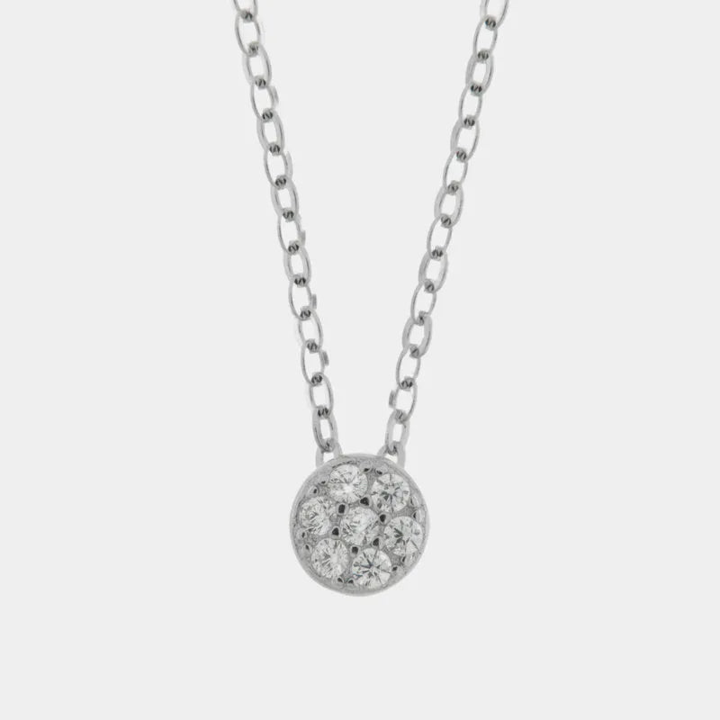 Collana in Argento 925 fiore zirconato Collezione Hanoi - BYSIMON gioielli