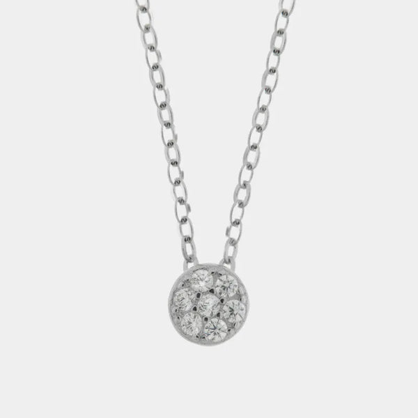 Collana in Argento 925 fiore zirconato Collezione Hanoi - BYSIMON gioielli