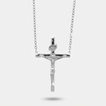 Collana in Argento 925 crocifisso con Gesù Collezione Hanoi - BYSIMON gioielli