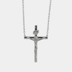 Collana in Argento 925 crocifisso con Gesù Collezione Hanoi - BYSIMON gioielli