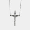 Collana in Argento 925 crocifisso con Gesù