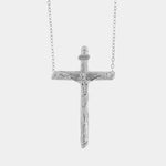 Collana in Argento 925 crocifisso con Gesù Collezione Hanoi - BYSIMON gioielli