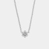 Collana in Argento 925 fiore con perle