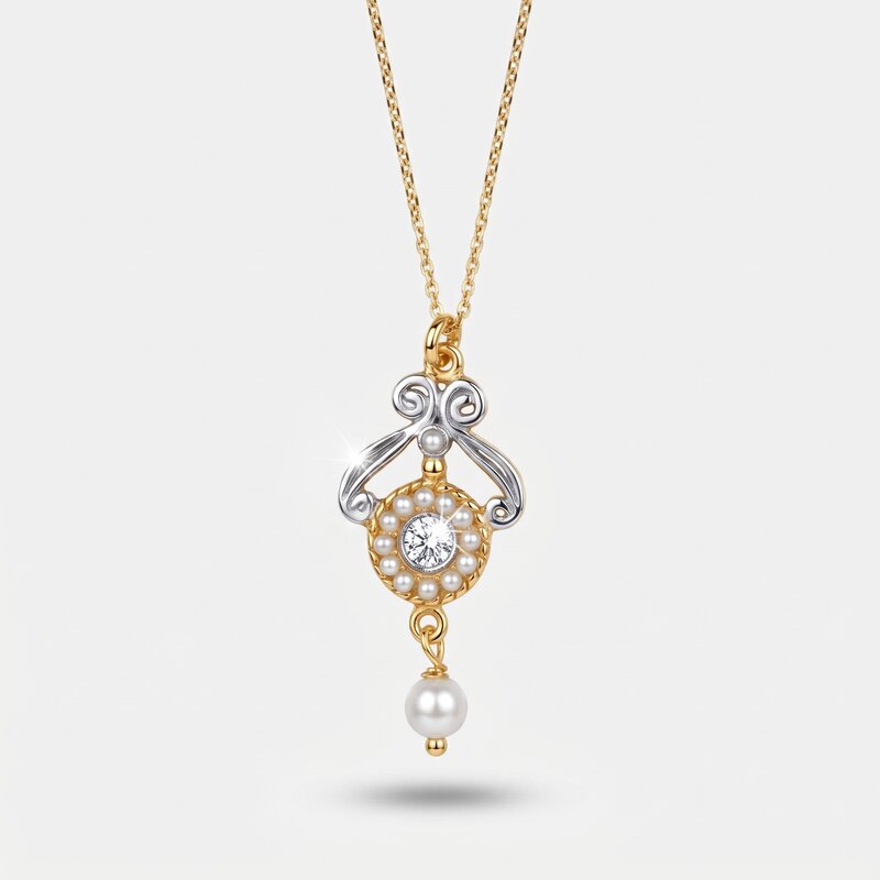 Collana in Argento 925 in stile antico Collezione Novecento - BYSIMON gioielli