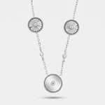 Collana in Argento 925 tris di cerchi - BYSIMON gioielli