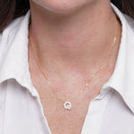 Collana in Argento 925 fiori intrecciati - BYSIMON gioielli
