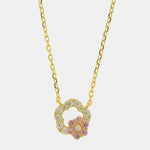Collana in Argento 925 fiori intrecciati - BYSIMON gioielli