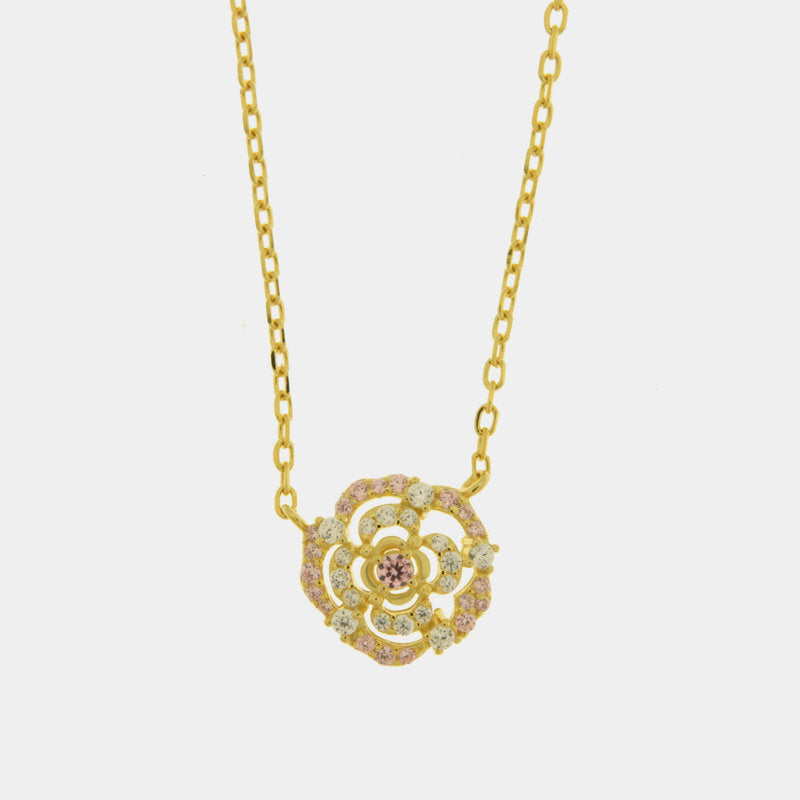 Collana in Argento 925 fiore a lobo - BYSIMON gioielli