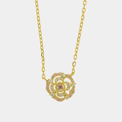 Collana in Argento 925 fiore a lobo - BYSIMON gioielli