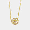 Collana in Argento 925 fiore a lobo