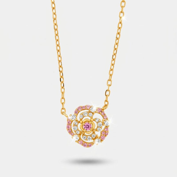 Collana in Argento 925 fiore a lobo - BYSIMON gioielli