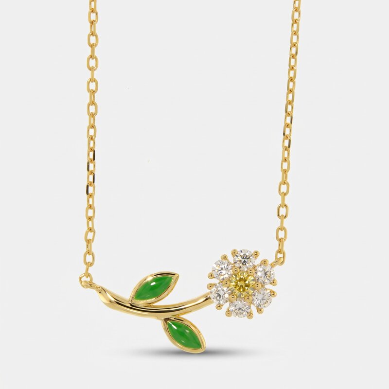 Collana in Argento 925 margherita - BYSIMON gioielli