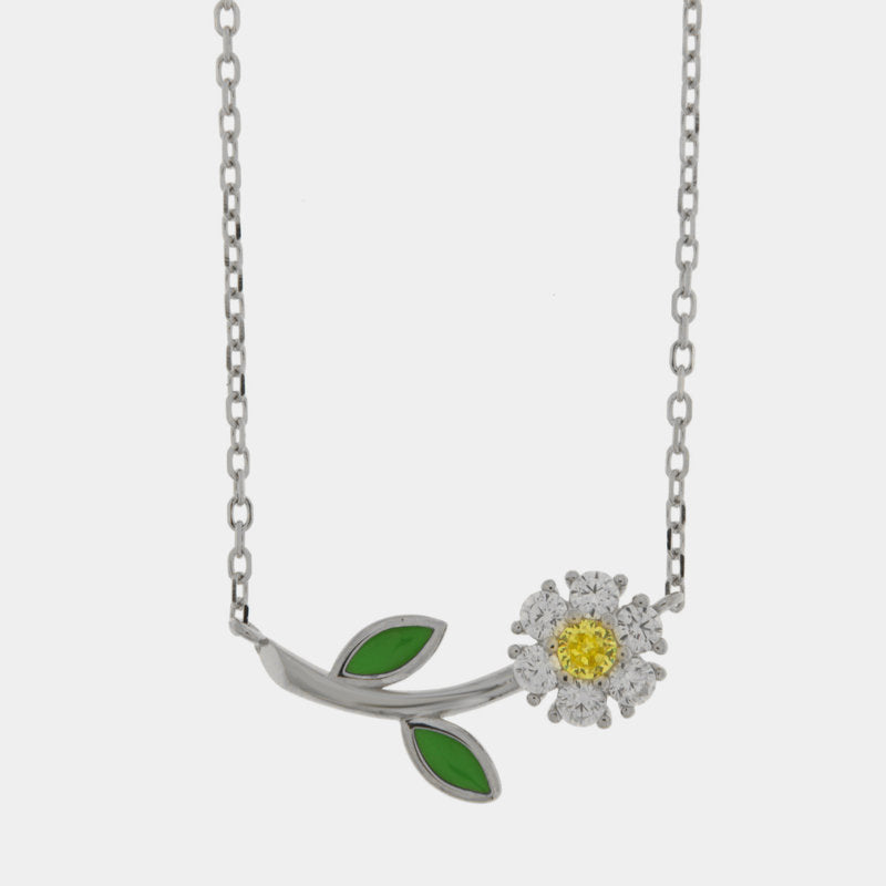 Collana in Argento 925 margherita - BYSIMON gioielli