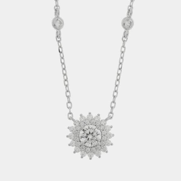 Collana in Argento 925 kate con zircone - BYSIMON gioielli