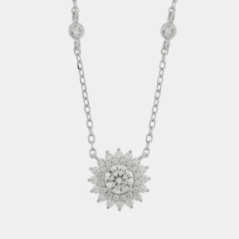 Collana in Argento 925 kate con zircone