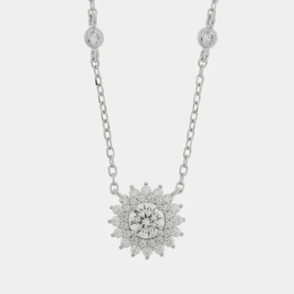 Collana in Argento 925 kate con zircone - BYSIMON gioielli