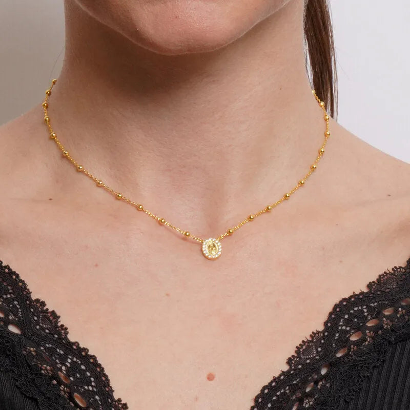 Collana in Argento 925 Madonna - BYSIMON gioielli