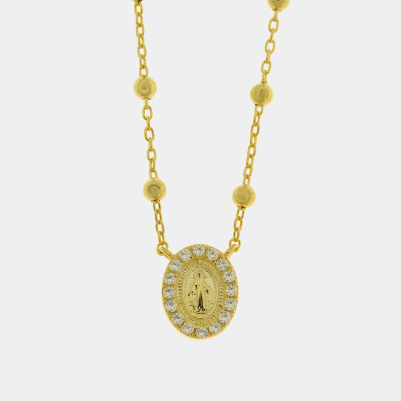 Collana in Argento 925 Madonna - BYSIMON gioielli