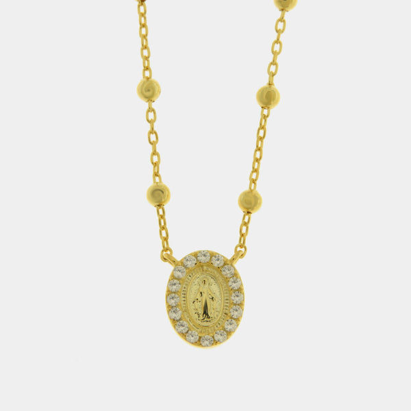 Collana in Argento 925 Madonna - BYSIMON gioielli