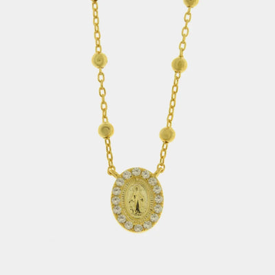 Collana in Argento 925 Madonna - BYSIMON gioielli