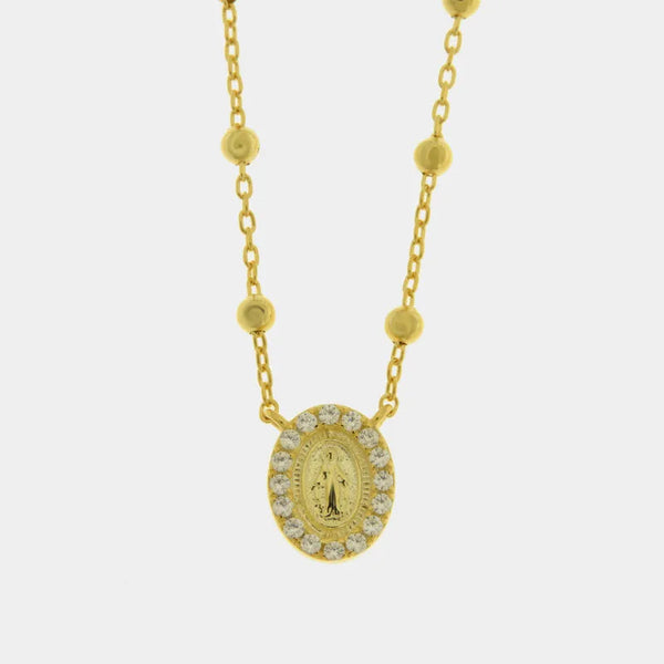 Collana in Argento 925 Madonna - BYSIMON gioielli
